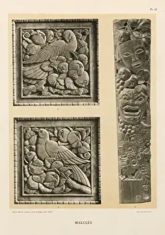 Bas-relief carvings by Laurent Malcles