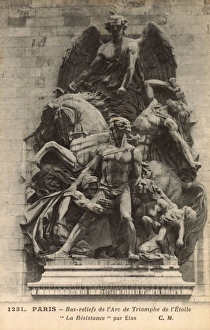 The Arc de Triomphe, Paris France