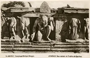 Bas-reliefs at the Theatre of Bacchus