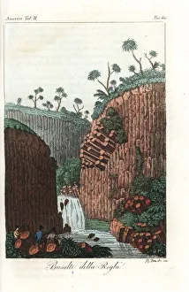 Freschi Collection: Basalt cliffs in Mexico