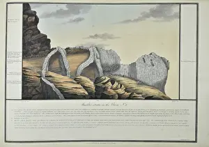 Barn Prints: Basaltic strata in the Barn, St Helena