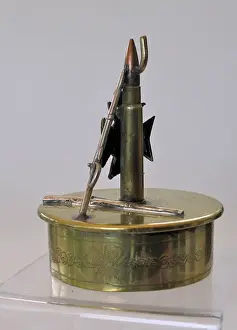 Base of a 1915 German 75mm shell case