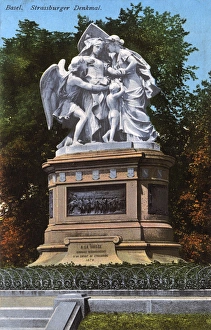 Basel, Germany - The Strasbourg statue Basel, Germany - The Strasbourg statue