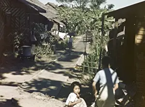 Bashas near cantonement grounds - Rangoon