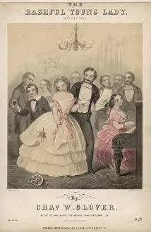 Bashful Young Lady 19C