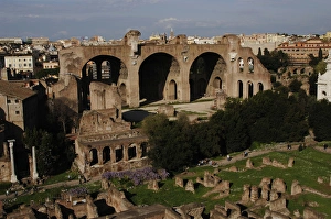 Images Dated 3rd April 2009: Basilica of Maxentius. Rome. Italy