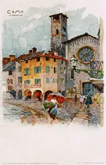 The Basilica of San Fedele in Como, Italy