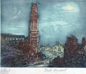 Basilique Prints: The Basilique, Notre Dame de Brebieres, Albert