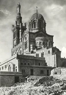 Images Dated 16th March 2016: Basilique de Notre Dame de la Garde - Marseille, France