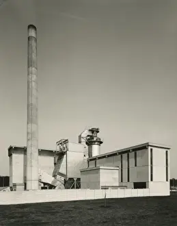 Basingstoke Prints: Basingstoke incinerator cooling tower