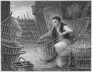 Basket Making Prints: Basket Making