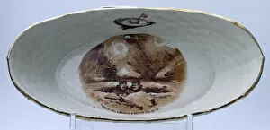 Images Dated 23rd September 2010: Basket moulded dish - WWI - Bairnsfatherware