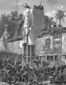 Images Dated 15th June 2018: BASKET SACRIFICE, DAHOMEY