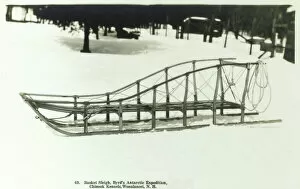 Images Dated 20th April 2011: Basket Sleigh - Byrds Antarctic Expedition