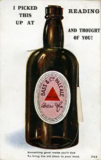 With Prints: Bass & Co Brewery Novelty Card, Reading, Berkshire
