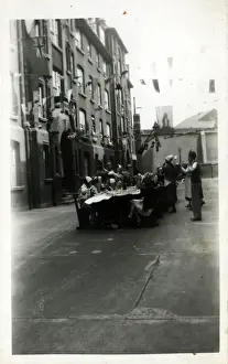 Burton Prints: Bass & Co Brewery - Street Party, Burton on Trent, Staffords
