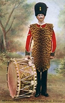 Bass Drummer of the Northumberland Fusiliers
