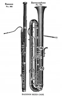 Instruments Prints: Bassoon & Sarrussophone