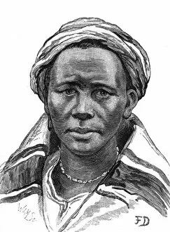 Images Dated 8th August 2011: Basuto Gun War, 1880 - Wife of Masupha