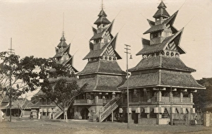 Images Dated 24th March 2017: Batak Architecture - Sumatra, Indonesia