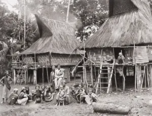 Batak family group, Dutch East Indlies, Indonesia