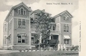 New Images From The Grenville Collins Collection Prints: Batavia Hospital, Batavia, New York