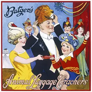 Streamers Prints: Batgers Crackers label
