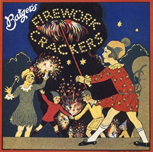 Christmas cracker box label