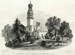 Beckford Prints: BATH BECKFORDS TOWER