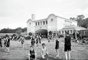 Images Dated 7th March 2017: The Bath house or swimming pool, Belle Isle Park, Detroit, M