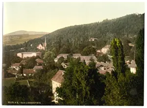 Thuringia Prints: Bath of Liebenstein (i. e. Bad Liebenstein), Thuringia, Germ