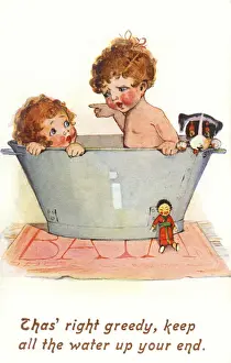 Williams Prints: Bath time