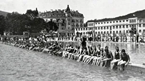 Images Dated 20th November 2018: Bathers at Baden