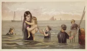 Encourage Prints: Bathers, Circa 1860