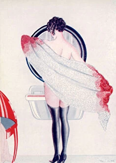 Women Gallery: Bathing / In Bathroom / 1926