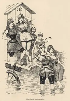 Bather Prints: BATHING BEAUTIES / 1880