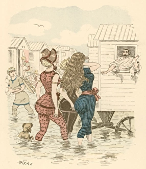 Images Dated 16th October 2007: Bathing Beauties 1880S