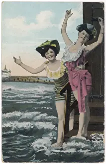 Swim Suits Prints: Bathing Beauties 1910