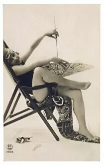 Images Dated 16th October 2007: Bathing Beauty / Deckchair