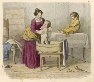 BATHING CHILD 1852