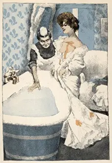 Runs Prints: Bathing / Maid Runs Bath