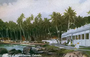 Bathers Prints: Bathing at Mount Lavinia, Ceylon (Sri Lanka)