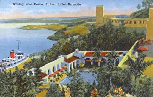 Bathing pool, Castle Harbour Hotel, Bermuda