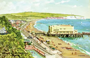 Bathing Pool and Pier Pavilion, Sandown, Isle of Wight