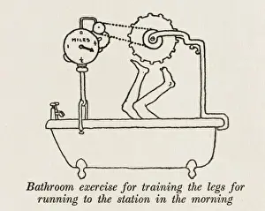 Bath Room Prints: Bathroom exercise / W H Robinson