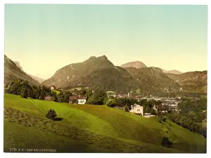 The baths towards the Lofererberge, Reichenhall, Bavaria, Ge
