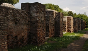 Images Dated 5th April 2009: Baths of Neptune. Ostia Antica. Italy