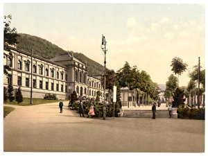 Baths. New bath house, Bad Hartzburg and Burgberg, Hartz, Ge Baths. New bath house, Bad Hartzburg and Burgberg, Hartz, Ge