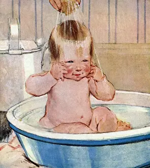 Clean Prints: Bathtime by Muriel Dawson