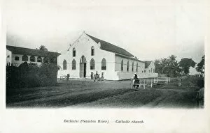 Images Dated 22nd April 2021: Bathurst (Banjul) (Gambia River) - Catholic Church. Date: 1904